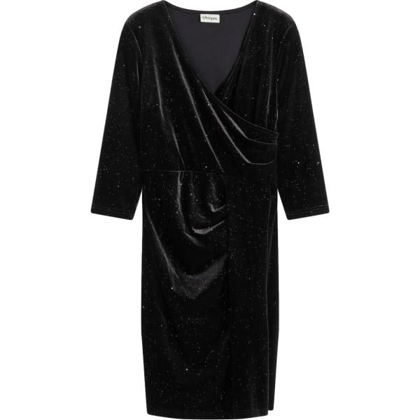 vestiti corti bonprix nero