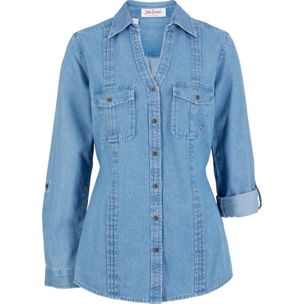 camicie bonprix blu