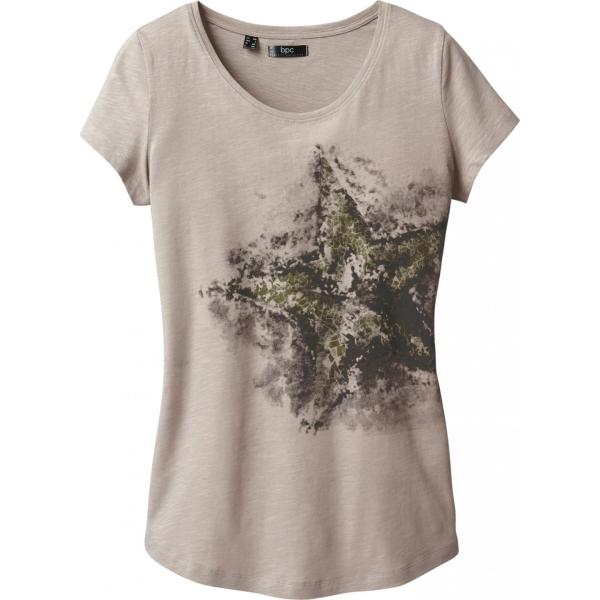 t-shirt Bpc bonprix collection grigio con stampe