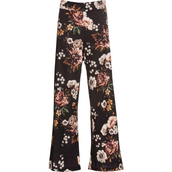 Pantalone fantasia con zip nero bonprix nero