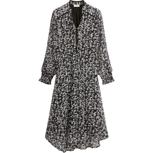 Vestito asimmetrico da donna in grigio scuro bonprix