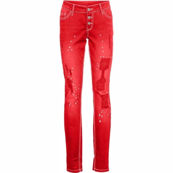 pantaloni Rainbow rosso