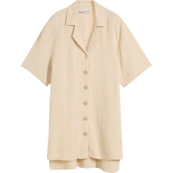 camicie a manica corta bonprix marrone