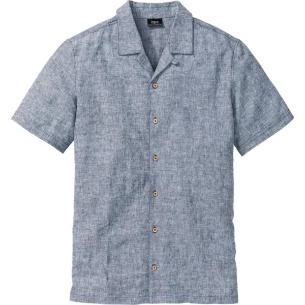 camicie a manica corta bonprix blu