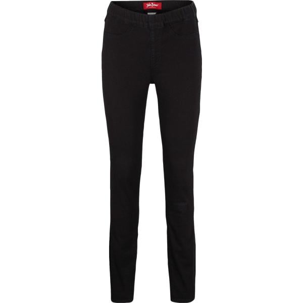 jeggings da donna in nero pece in denim bonprix
