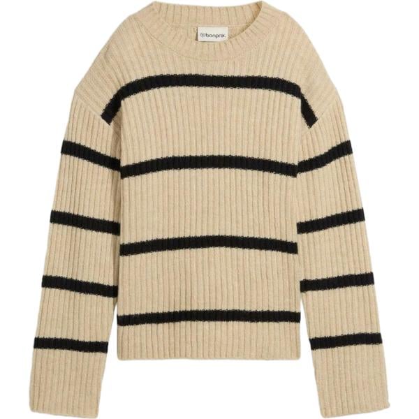 maglieria bonprix marrone a righe