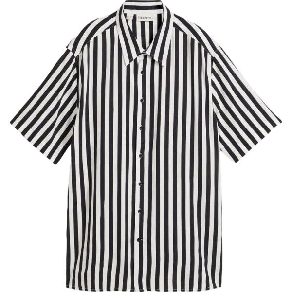 camicie a manica corta bonprix nero