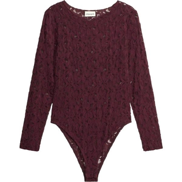 Corpo da donna in marrone scuro con pizzo bonprix