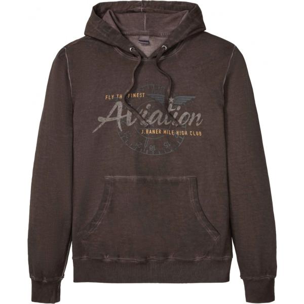 felpe con cappuccio John Baner JEANSWEAR marrone