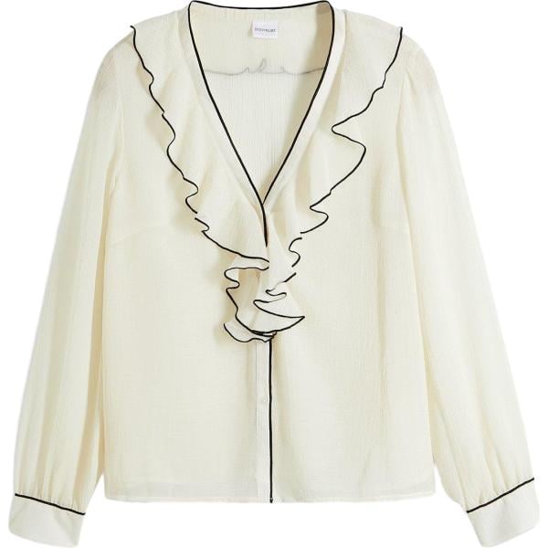 camicie bonprix bianco