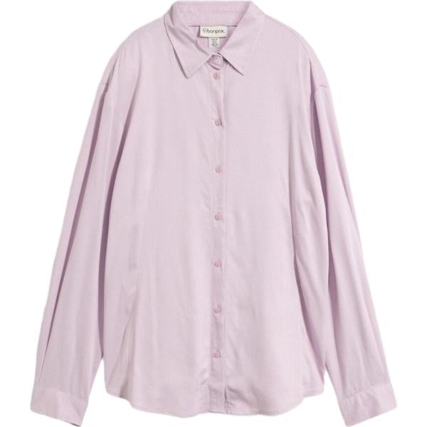 Camicia da donna in viola chiaro in viscosa bonprix bonprix