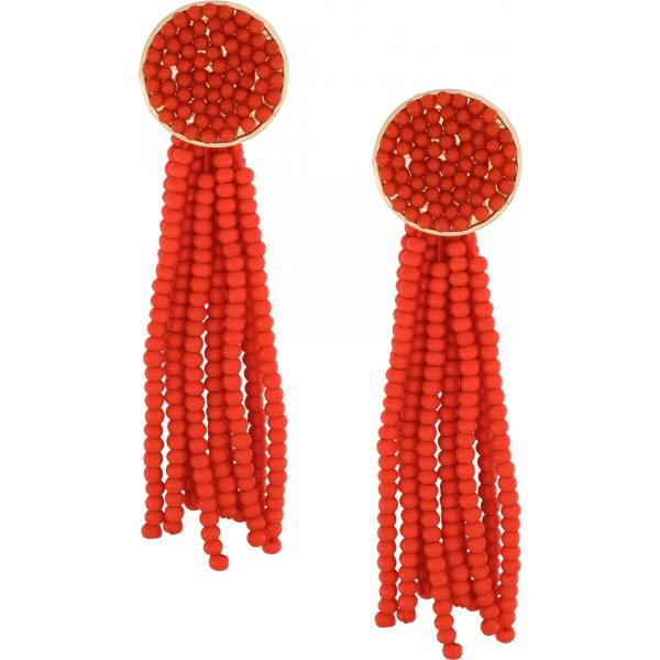 Orecchini con perline arancione Bpc bonprix collection arancione