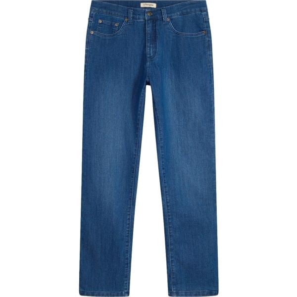 Jeans dritti da uomo in blu medio in denim bonprix