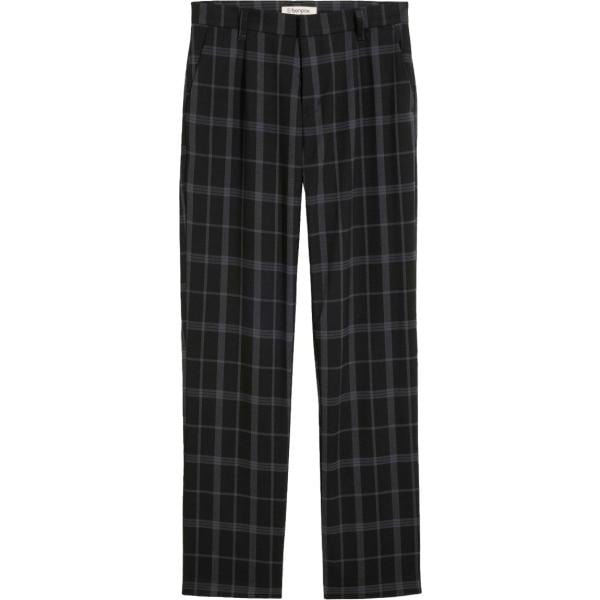 Pantalone chino da donna in nero pece in viscosa bonprix bonprix