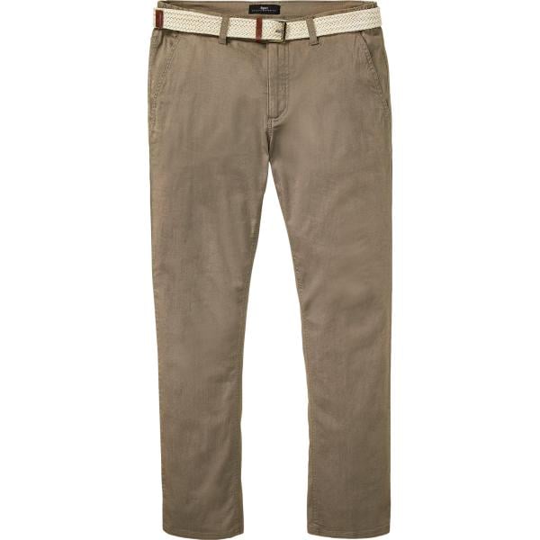 pantaloni chino bonprix marrone