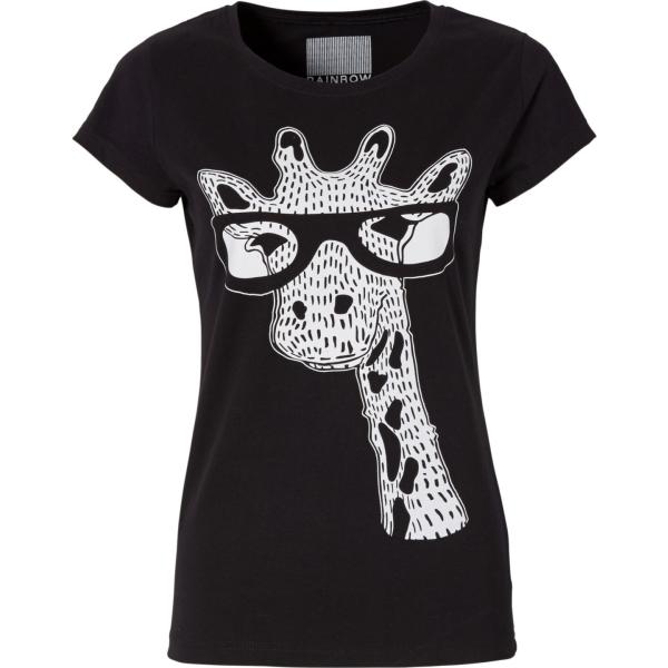 t-shirt Rainbow viola animalier