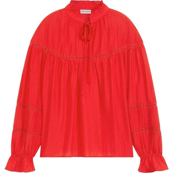 bluse bonprix rosso