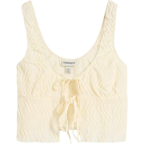 top bonprix bianco