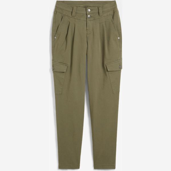 pantaloni cargo bonprix verde