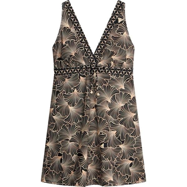 Vestito da spiaggia da donna in marrone scuro con scollo bonprix