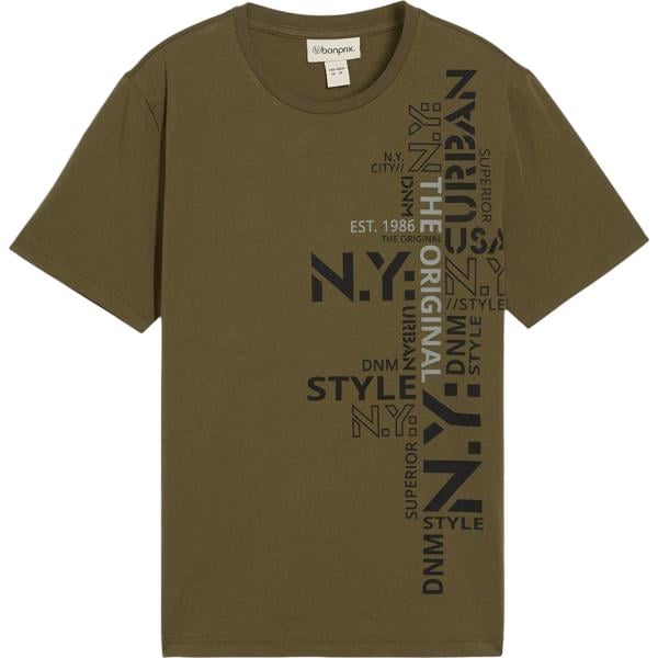 t-shirt bonprix marrone