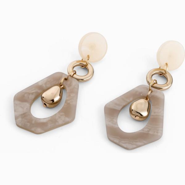 Orecchini pendenti beige Bpc bonprix collection