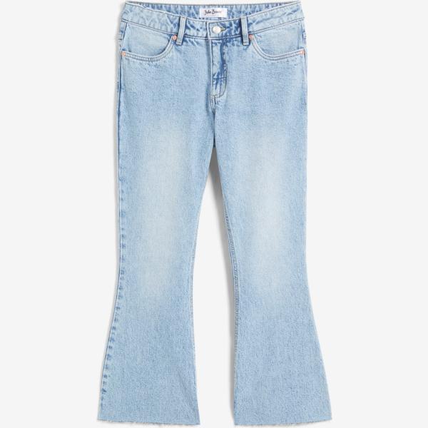jeans a zampa bonprix blu