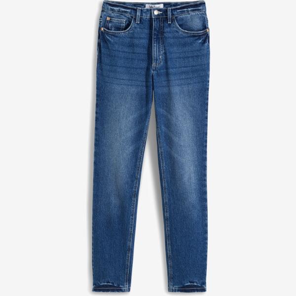 jeans dritti bonprix blu