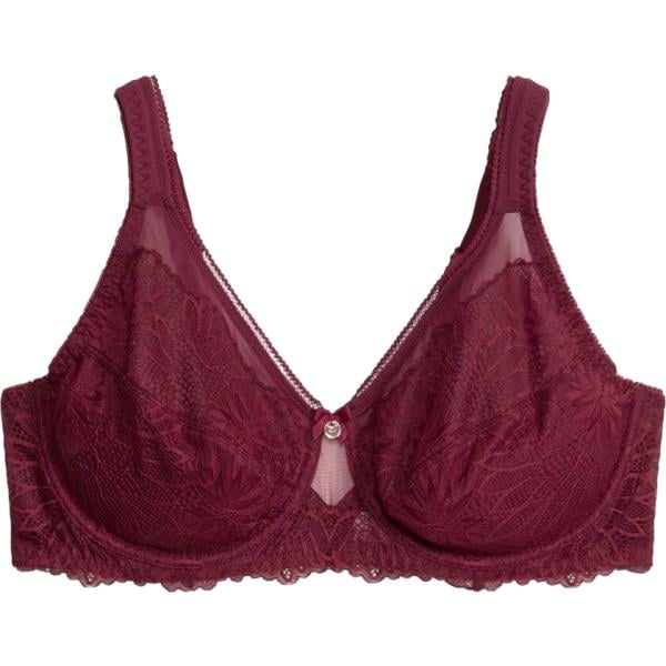 Reggiseno da donna in bordeaux con spalline bonprix