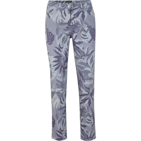 pantaloni capri bonprix blu