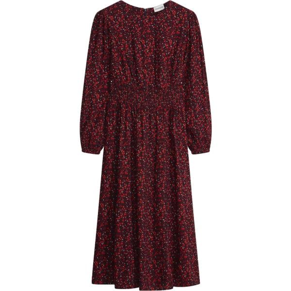 Vestito longuette/midi da donna in marrone scuro a fiori bonprix bonprix