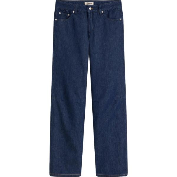 Jeans dritti da donna in blu scuro in denim bonprix bonprix