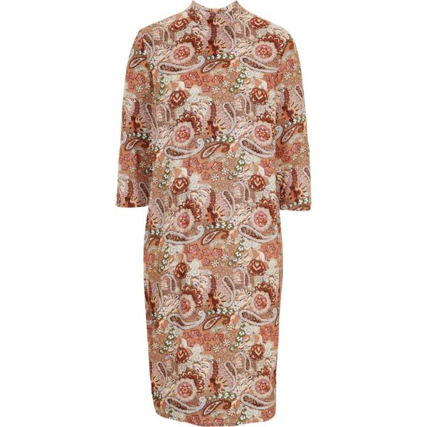 vestiti midi/longuette bonprix marrone paisley