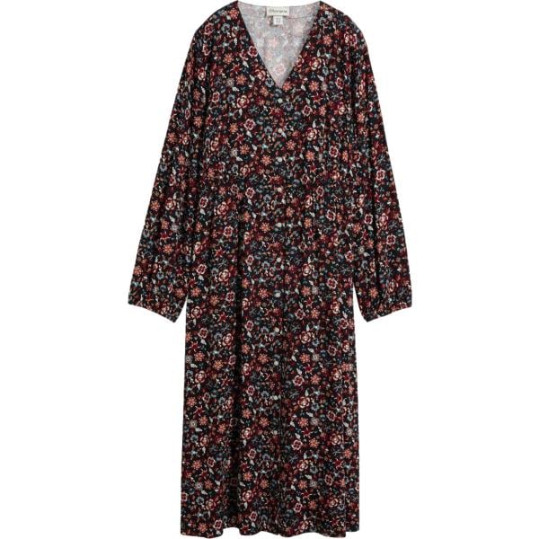 Vestito longuette/midi da donna in nero pece bonprix