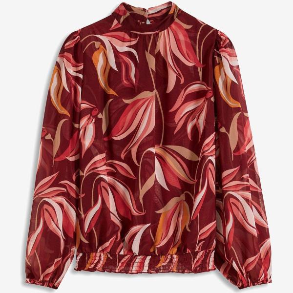 bluse bonprix rosso