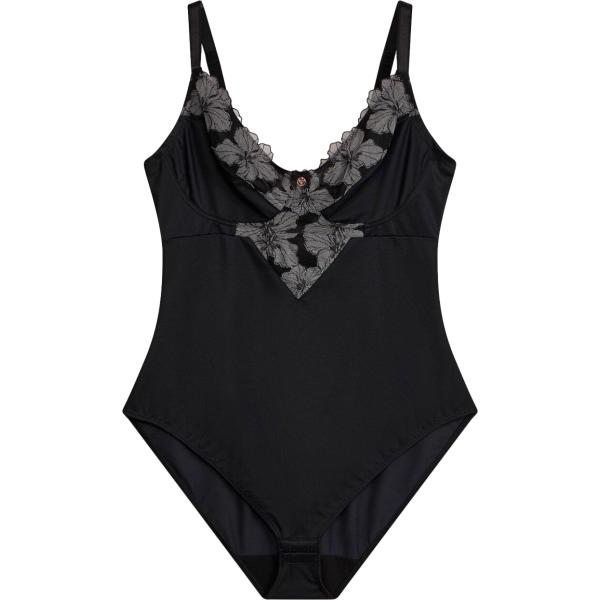 Corpo da donna senza ferretto in nero pece modellante bonprix