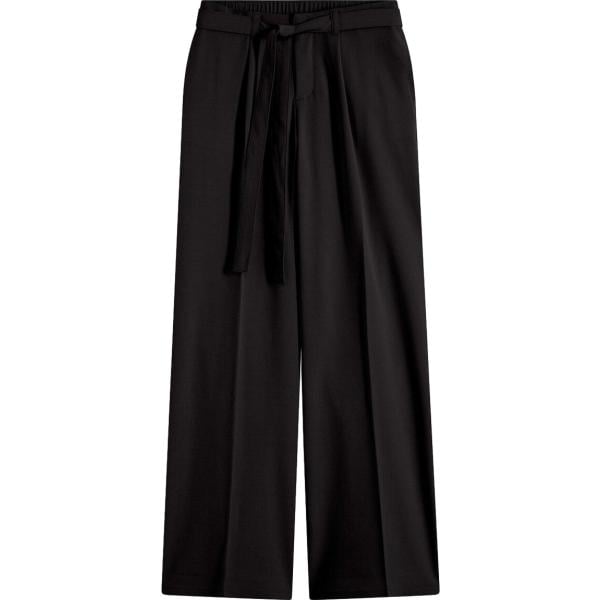 Pantaloni da donna in nero pece in viscosa bonprix