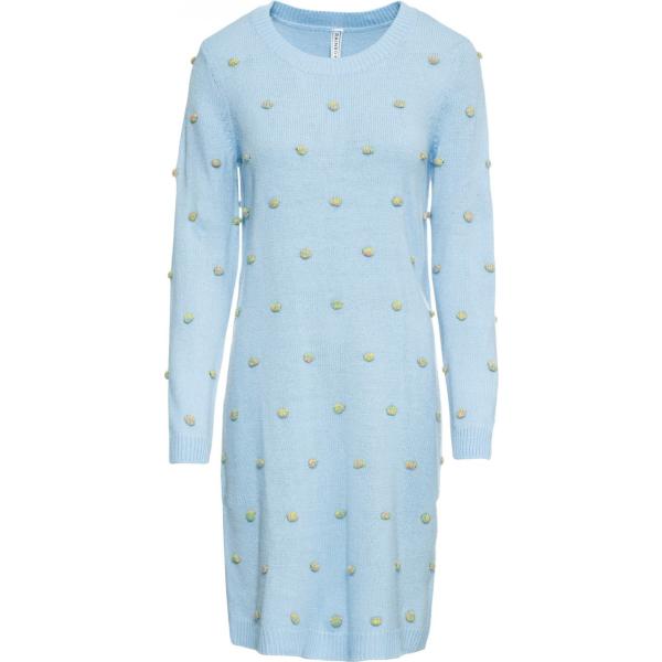 Vestito in in maglia blu Bodyflirt rosso