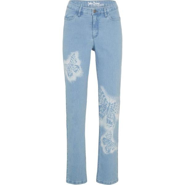 jeans dritti bonprix blu