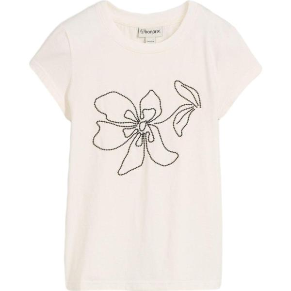 t-shirt bonprix bianco