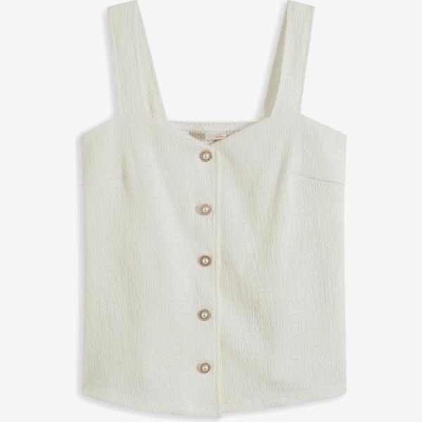 top bonprix bianco