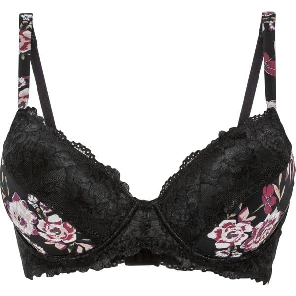reggiseni bonprix nero a fiori