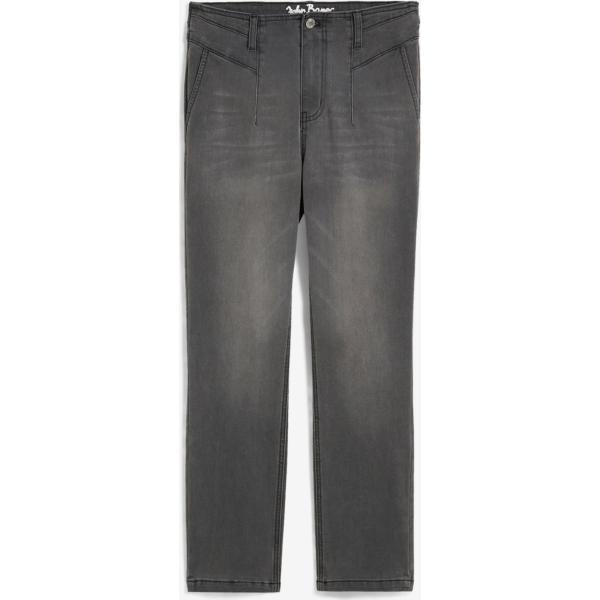 jeans dritti bonprix grigio