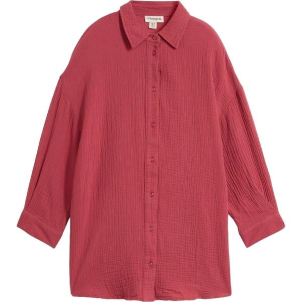 Camicia da donna in rosso classico bonprix