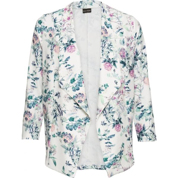 blazer Bodyflirt bianco a fiori