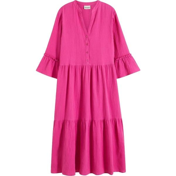 Vestito chemisier da donna in rosa scuro bonprix bonprix