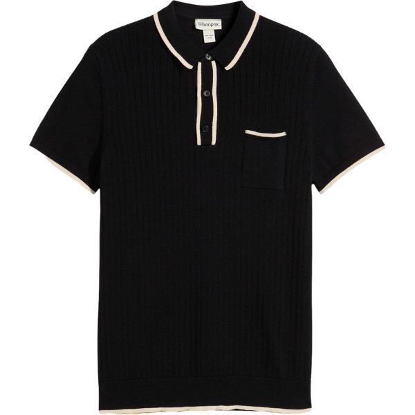 polo bonprix nero