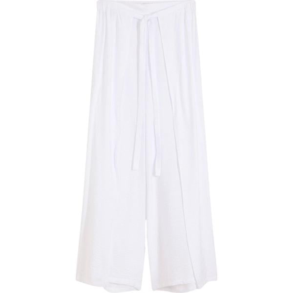 pantaloni a palazzo bonprix bianco