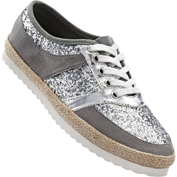 Sneakers con lacci grigio Bpc bonprix collection rosa