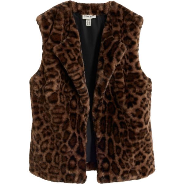 Gilet da donna in marrone scuro in in ecopelliccia bonprix